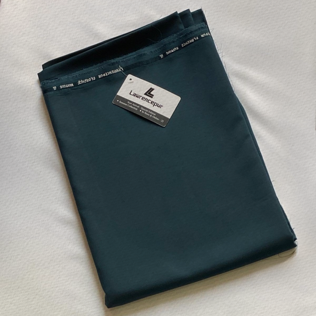 Plain-Midnight Blue, S 140s Pure Wash n Wear, Florence Suiting Fabric