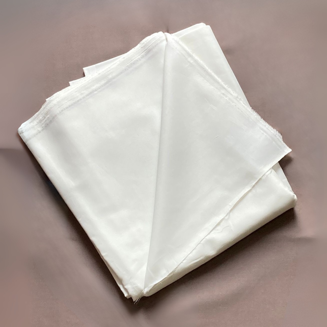 Plain-Off White Egyption Cotton Suiting Fabric