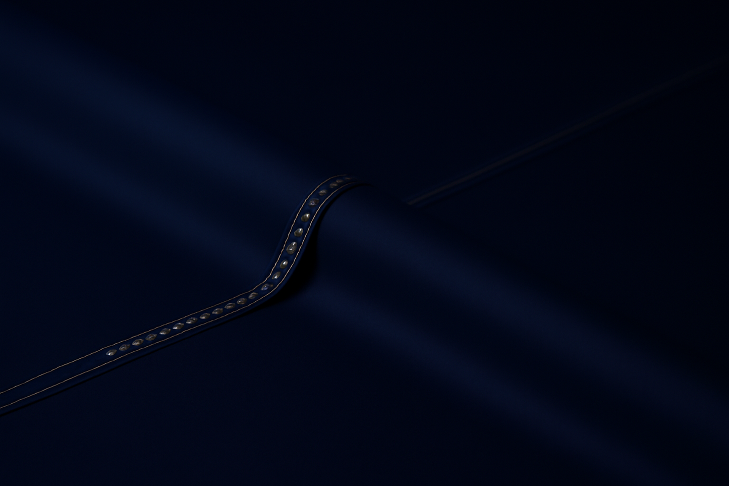 Plain-Deep Navy Blue Cotton Suiting Fabric