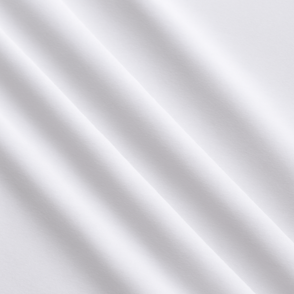 Plain-White Egyption Cotton Suiting Fabric