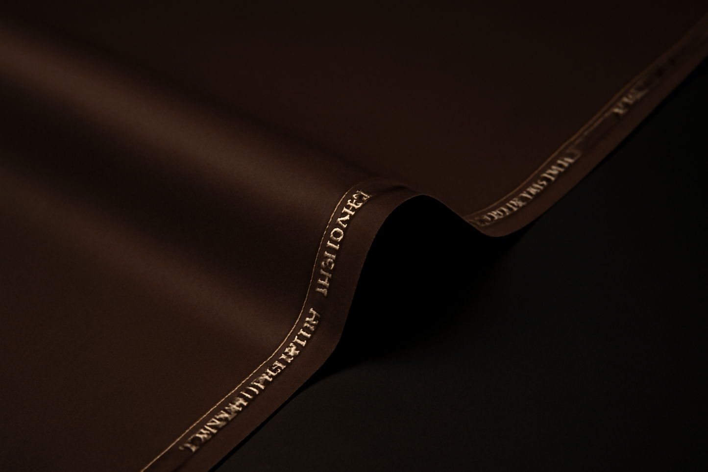 Plain-Dark Brown Egyption Cotton Suiting Fabric