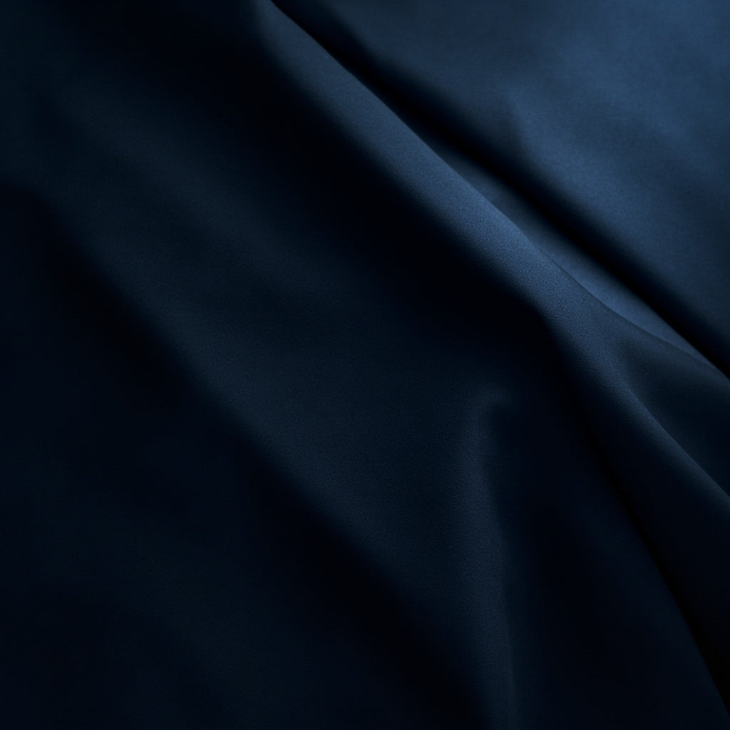 Plain-Navy Blue, S 140s Pure Wash n Wear, Florence Suiting Fabric