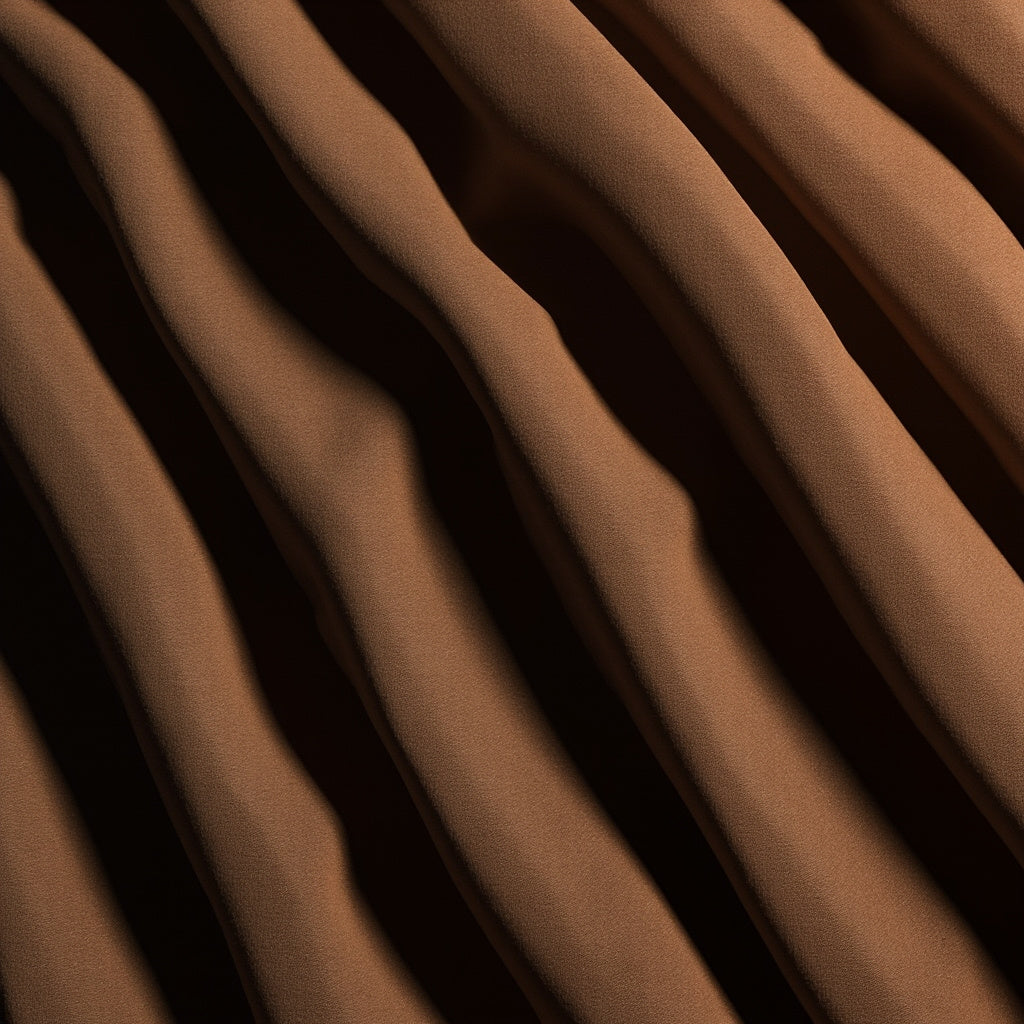 Plain-Light Brown, S 140s Pure Wash n Wear, Florence Suiting Fabric