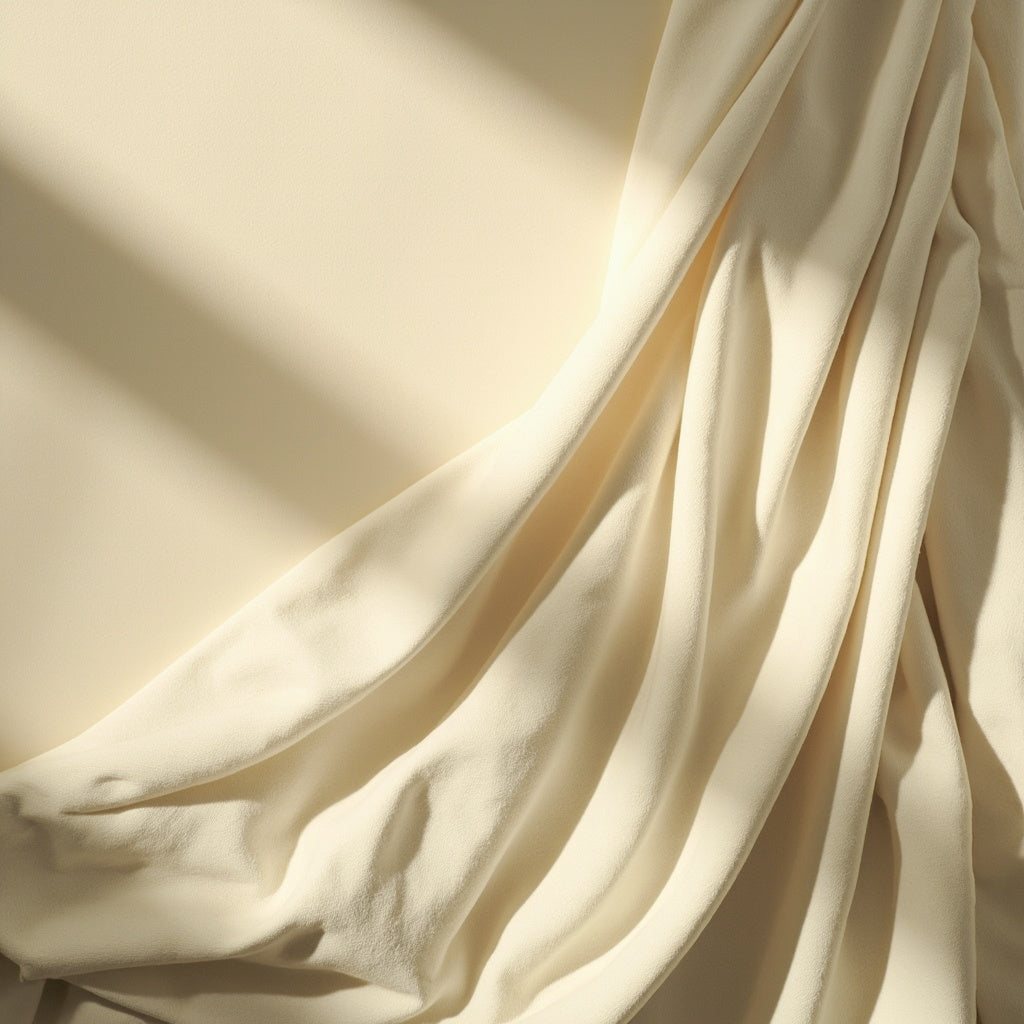 Plain-Off White Egyption Cotton Suiting Fabric