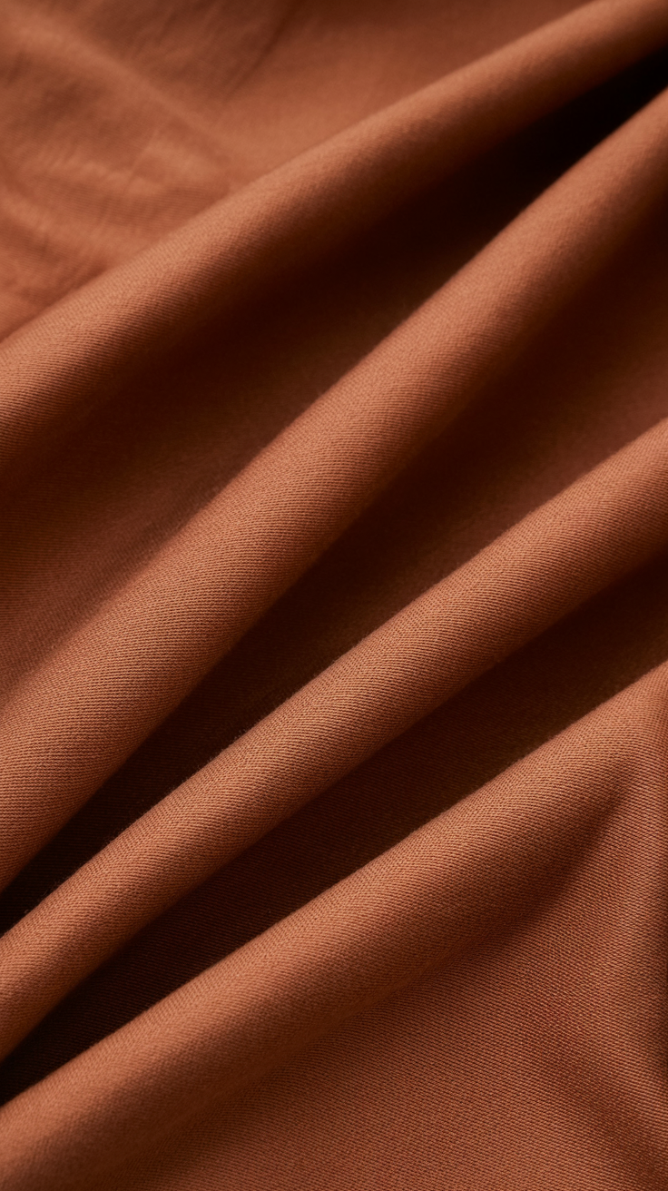 Plain-Mocha Brown Egyption Cotton Suiting Fabric