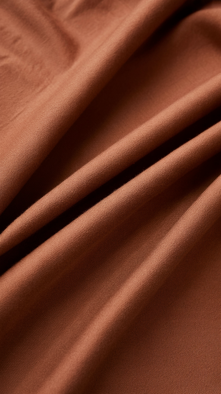 Plain-Mocha Brown Egyption Cotton Suiting Fabric
