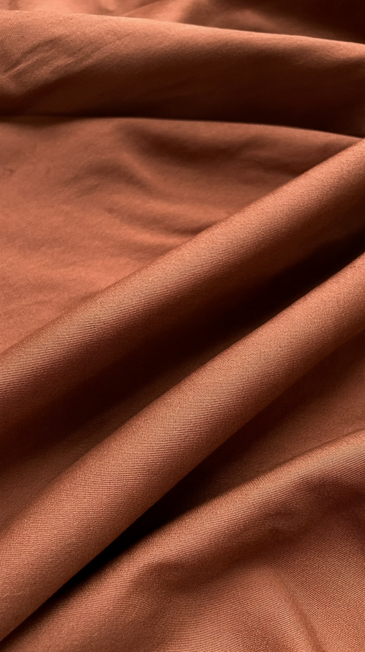 Plain-Mocha Brown Egyption Cotton Suiting Fabric