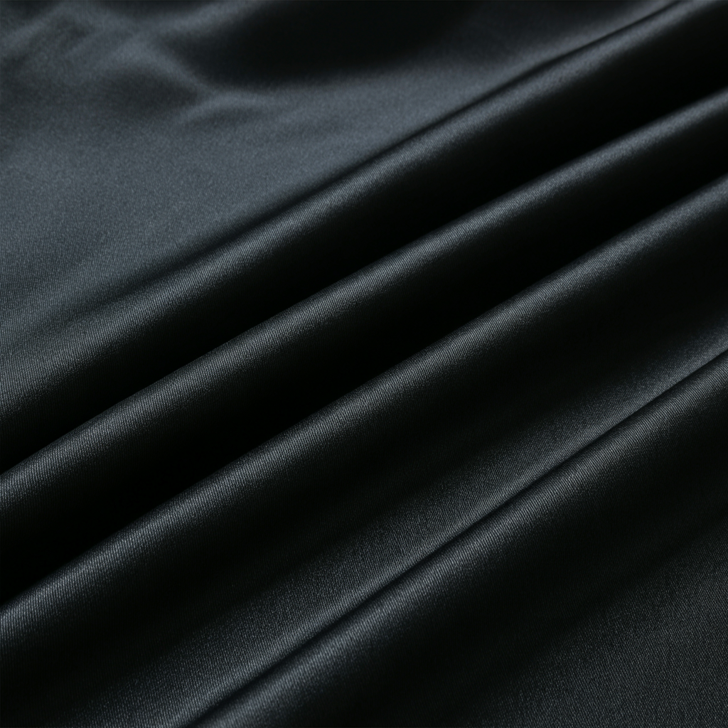Plain-Black, S 140s Pure Wash n Wear, Florence Suiting Fabric