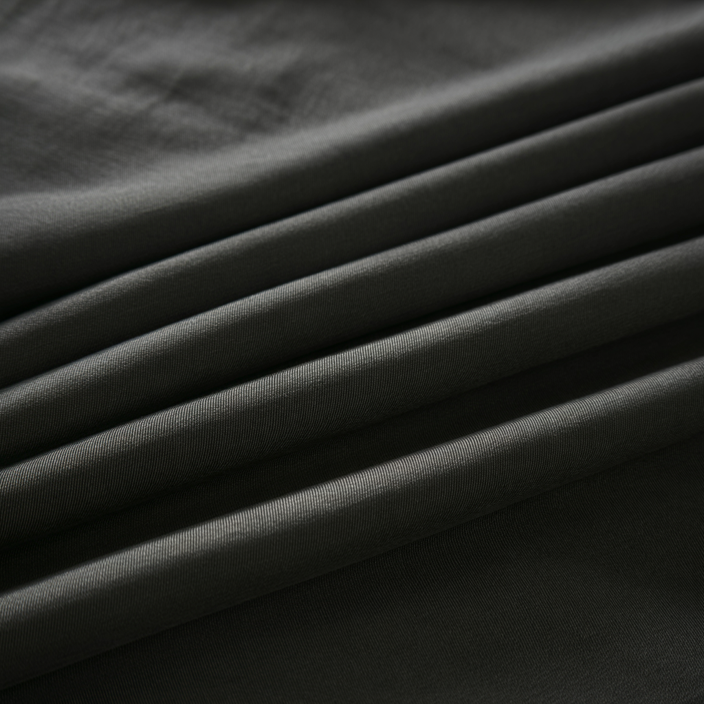 Plain-Black, S 140s Pure Wash n Wear, Florence Suiting Fabric
