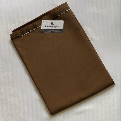 Plain-Light Brown, S 140s Pure Wash n Wear, Florence Suiting Fabric