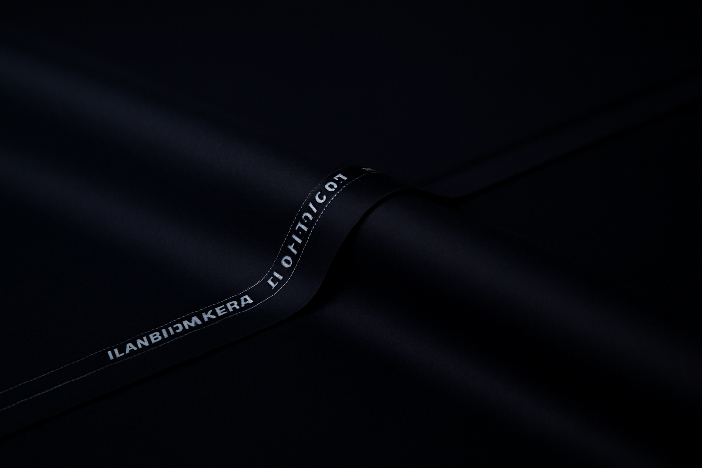 Plain-Black Cotton Suiting Fabric