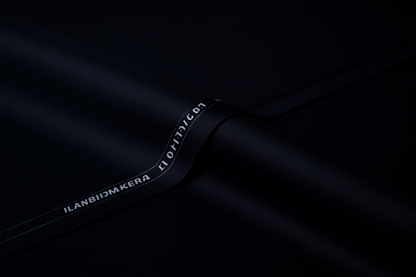 Plain-Black Cotton Suiting Fabric