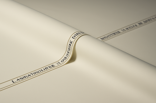 Plain-Off White Egyption Cotton Suiting Fabric