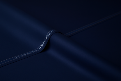 Plain-Navy Blue, S 140s Pure Wash n Wear, Florence Suiting Fabric