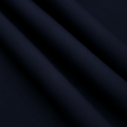 Plain-Navy Blue, S 140s Pure Wash n Wear, Florence Suiting Fabric