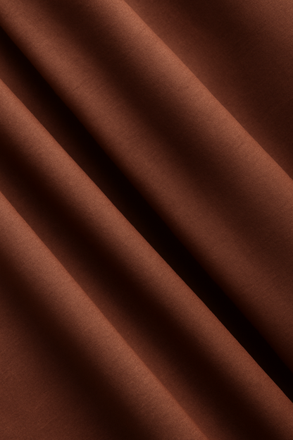 Plain-Mocha Brown Egyption Cotton Suiting Fabric