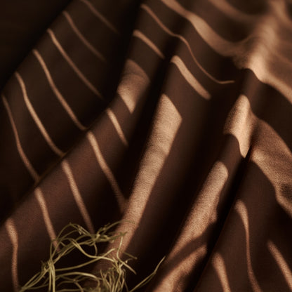 Plain-Dark Brown Egyption Cotton Suiting Fabric