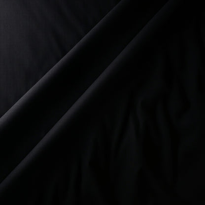 Plain-Black Egyption Cotton Suiting Fabric