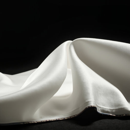 Plain-Off White Egyption Cotton Suiting Fabric