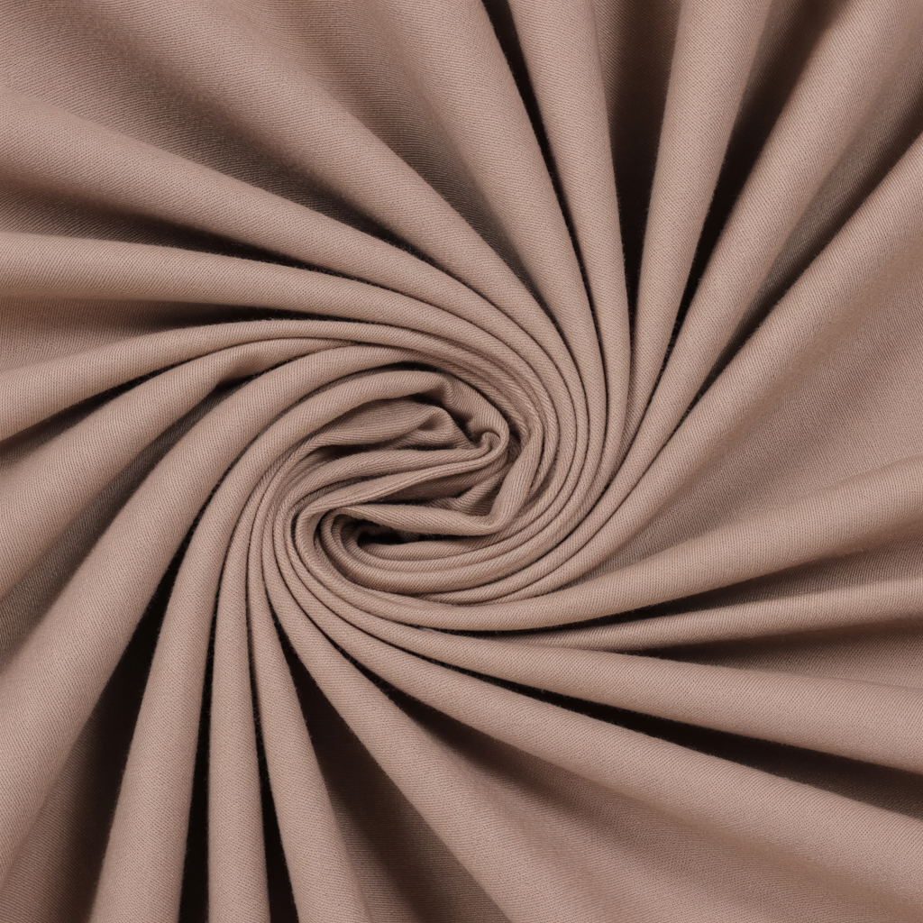 Plain-Light Brown Cotton Suiting Fabric