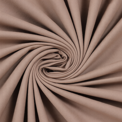 Plain-Light Brown Cotton Suiting Fabric