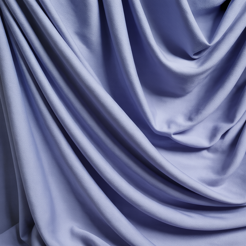 Plain-Lavender Blue Cotton Suiting Fabric