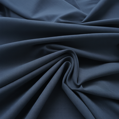 Plain-Midnight Blue, S 140s Pure Wash n Wear, Florence Suiting Fabric