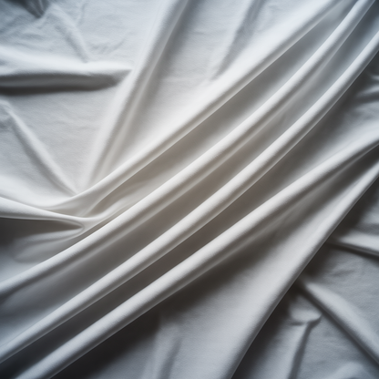 Plain-White Egyption Cotton Suiting Fabric