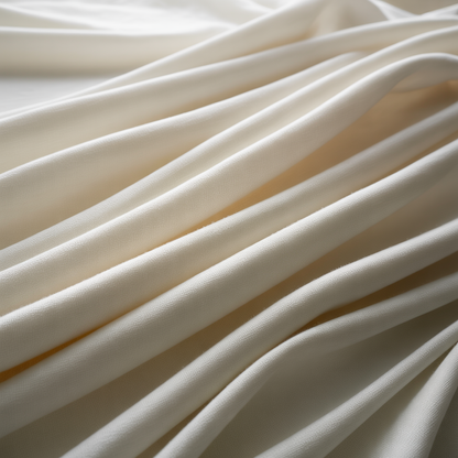 Plain-Off White Egyption Cotton Suiting Fabric