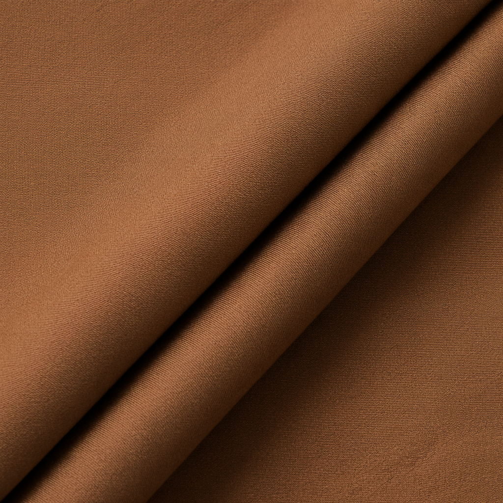 Plain-Light Brown, S 140s Pure Wash n Wear, Florence Suiting Fabric